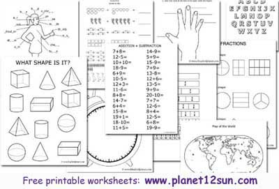 free printable worksheets